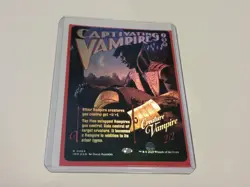 Captivating Vampire - Foil Rare Movie Poster Borderless MTG Innistrad Remastered - Image 2