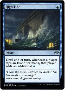 MTG Dominaria Remastered High Tide (Uncommon) - Image 1