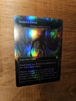 The Lord of the Rings Fangorn Forest Legendary Land Foil Rare MTG Commander 2023 - Image 2