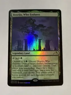 Magic: The Gathering Boseiju, Who Endures Foil Rare Kamigawa Land 266/302 - Image 1
