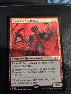 MTG Razorkin Needlehead English Duskmourn DSK NM - Image 1