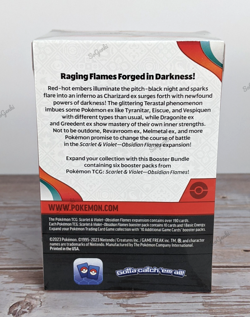 Pokemon TCG Obsidian Flames Booster Bundle 6 Booster Packs NEW Sealed - Image 2