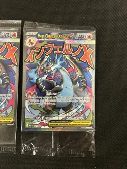 Mega Charizard X EX Oricorio Pokemon TCG 3 Sealed Promo Packs English MEP 023 - Image 2