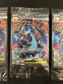 Mega Charizard X EX Oricorio Pokemon TCG 3 Sealed Promo Packs English MEP 023 - Image 3