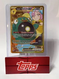 Pokemon TCG Iono's Bellibolt EX – Temporal Forces – Full Art Rare - 188/159 NM - Image 1