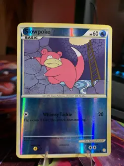 Slowpoke 81/123 Reverse Holo - HeartGold & SoulSilver - Pokemon TCG - Image 1