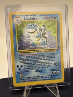 1999 Pokemon Base Set Holo Blastoise #002/102 - Image 1