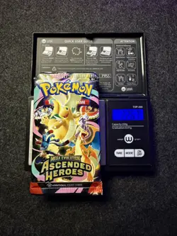 22.67g! EXTRA HEAVY - Pokemon Ascended Heroes Booster Pack - Possible GOD PACKU - Image 1