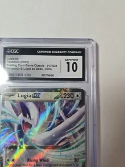 Lugia ex 017/034 Holo Rated Gem Mint 10 CGC Pokemon TCG Venusaur & Lugia - Image 4
