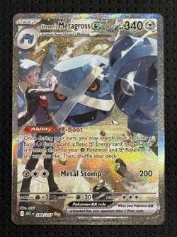 Pokemon #289/217 Steven’s Metagross EX Special Illustration SIR Ascended Heroes - Image 1