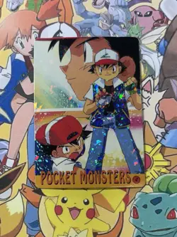 Pokemon Charizard Vintage Pocket Monsters Vending HOLO Prism Sticker 99 Nintendo - Image 1