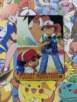 Pokemon Charizard Vintage Pocket Monsters Vending HOLO Prism Sticker 99 Nintendo - Image 2