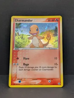 Charmander 113/112 Firered Leafgreen Holo Secret Rare Pokemon TCG Charizard LP+ - Image 3
