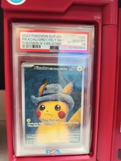 Pikachu with Grey Felt Hat #085 SVP EN | Pokemon x Van Gogh | PSA 10 GEM MINT - Image 3
