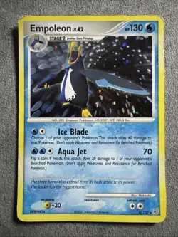 Pokemon TCG Empoleon Diamond & Pearl 4/130 Regular Holo Rare 2007 - Image 1