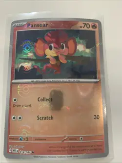 MASTER BALL Pansear Holo Pokemon TCG White Flare 014/086 Common 2025 - Image 1