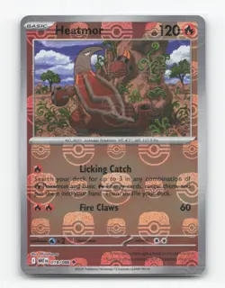 Pokemon TCG - Heatmor 019/086 Uncommon White Flare Master Ball - - Image 1