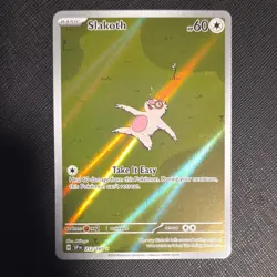 Pokemon Slakoth Illustration Rare 212/191 Sv08 Surging Sparks Holo EN Basic 2024 - Image 1