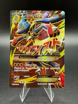 Pokemon TCG M Lucario EX 055A/111 Alternate Art Promo Holo 220 HP Rising Fist - Image 1