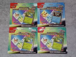 (4×) Pokemon TCG Prismatic Evolutions Tech Sticker Collection Leafeon/Glaceon - Image 3