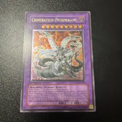 Yugioh Chimeratech Overdragon POTD-EN034 1st Edition Ultimate Rare - Image 1
