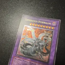 Yugioh Chimeratech Overdragon POTD-EN034 1st Edition Ultimate Rare - Image 2