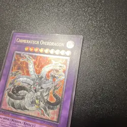 Yugioh Chimeratech Overdragon POTD-EN034 1st Edition Ultimate Rare - Image 3