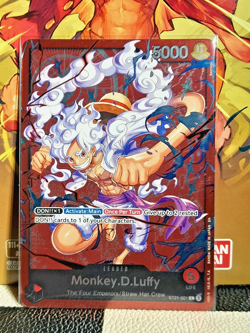 One Piece Monkey.D.Luffy ST21-001 L NM Eng - Image 1