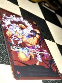 One Piece Monkey.D.Luffy ST21-001 L NM Eng - Image 3