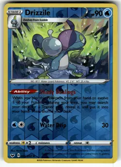 Drizzile (056) 056/202 SWSH01: Sword & Shield Base Set LP Pokemon Card TCG - Image 1