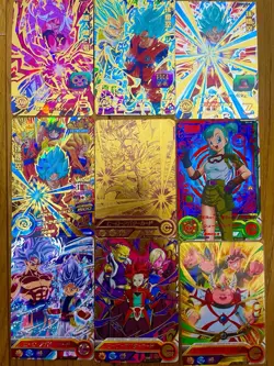 Super Dragon Ball Heroes HR Star 4 & Hero Avatar Card Lot x9 | Bandai JP - Image 1