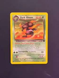 Vintage Pokemon Card - Team Rocket Dark Gloom #36/82 2000 English - Image 1