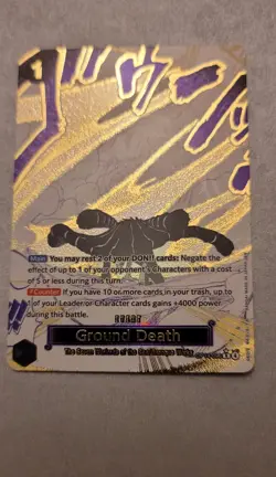 Ground Death One Piece OP14 Alternate Alt Art Event Manga Card MINT CONDITION - Image 1