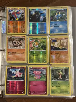 NOTE BOOK OF 255 POKEMON CARDS In Card Sleeves - Image 1
