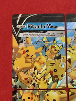 Pikachu V-Union [Set of 4] SWSH: Sword & Shield Promo Cards Holo - Image 2