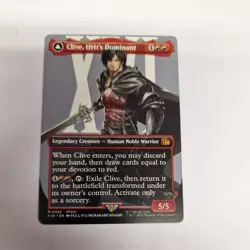 Clive Ifrits Dominant Borderless Final Fantasy Mtg 0385 - Image 1