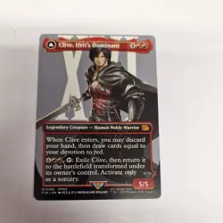 Clive Ifrits Dominant Borderless Final Fantasy Mtg 0385 - Image 2