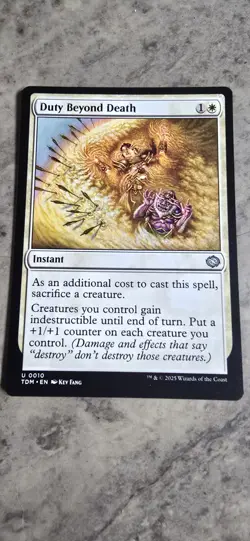Duty Beyond Death Tarkir: Dragonstorm Regular Instant Uncommon MTG NM - Image 1