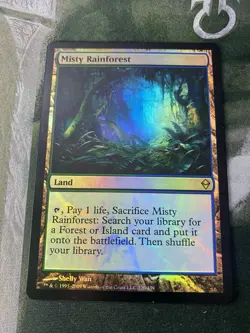 Misty Rainforest FOIL - Zendikar (ZEN), NM, MTG - Image 1