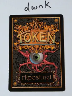 Signed RK Post Limited Edition Saproling Token! MTG Magic the Gathering - Image 2