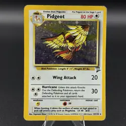 Pidgeot 14/130 - Pokemon TCG Base Set 2 Holo Rare Vintage WOTC - Image 1