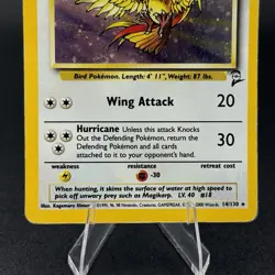Pidgeot 14/130 - Pokemon TCG Base Set 2 Holo Rare Vintage WOTC - Image 3