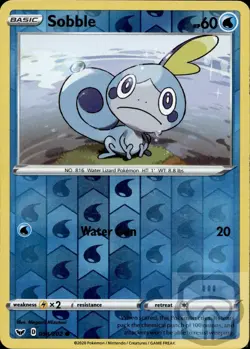 Sobble 054/202 Common Sword & Shield Pokemon Reverse Holo NM/M - Image 3