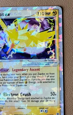 Zapdos ex 116/112 Secret Rare Hidden Legends 2004 Holo Pokemon Vintage - ENG - Image 4