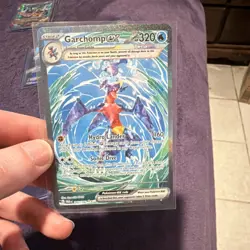 Pokemon SV04: Paradox Rift Garchomp ex Special Illustration Rare Holo 245/182 LP - Image 1