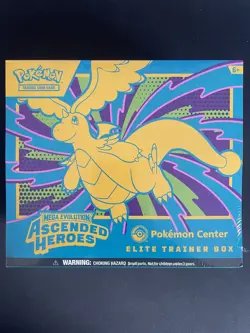 Pokemon TCG Ascended Heroes Pokemon Center Elite Trainer Box ETB - Small Tear - Image 1