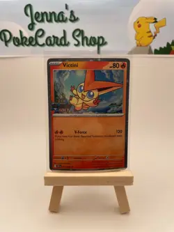 Victini Cosmos Holo Stamped (012/086) - Black Bolt Promo - Pokemon TCG - NM - Image 1