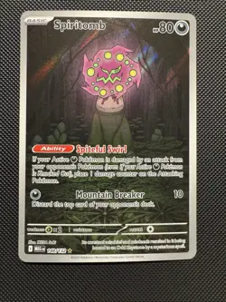 Pokemon TCG Spiritomb 148/132 Me01: Mega Evolution Illustration Rare Near Mint - Image 1