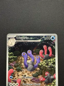 Pokemon TCG Wugtrio 224/091 Sv: Paldean Fates Illustration Rare Near Mint - Image 2