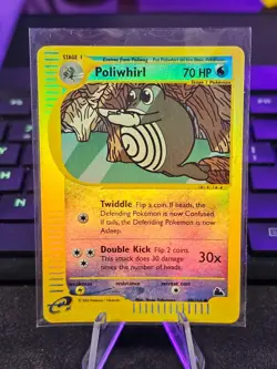 Pokemon Poliwhirl Skyridge Reverse Holo Foil Mint 88/144 - Image 1
